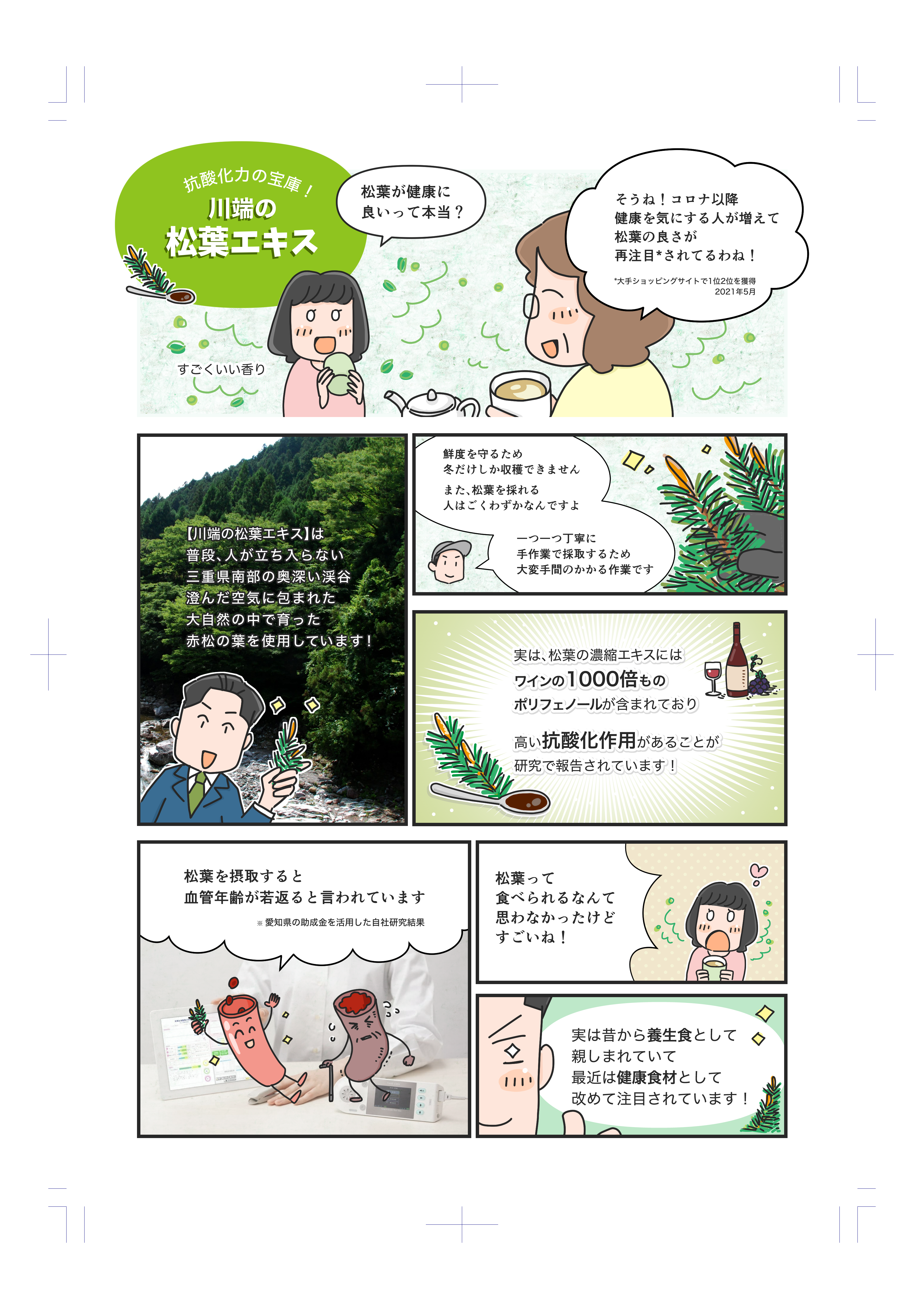松葉ジュースは作るのが大変。 | ブログ | 【川ばた乃エキス